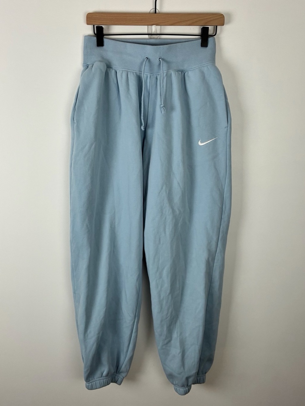 Nike Blue Sportswear Phoenix Fleece High-Waisted Oversized Sweatpants Lounge S